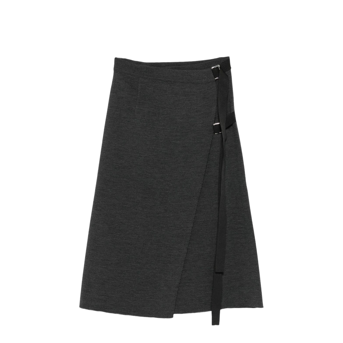 Wool Midi Skirt