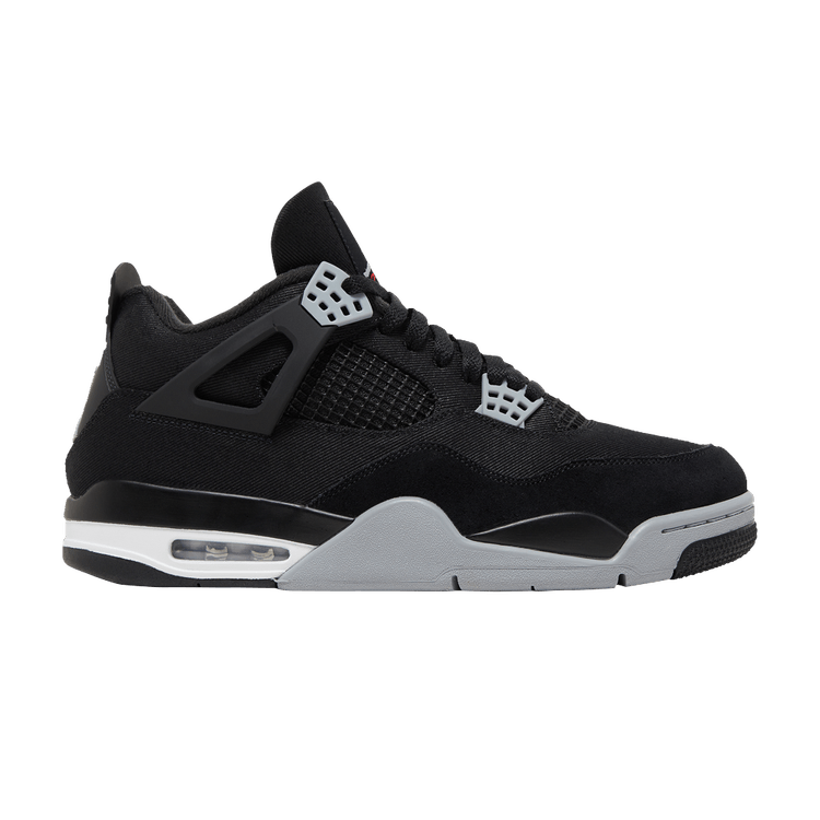 Air Jordan 4 Black Canvas