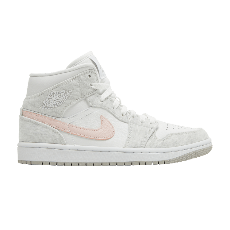 Wmns Air Jordan 1 Mid Se White Light Iron Ore