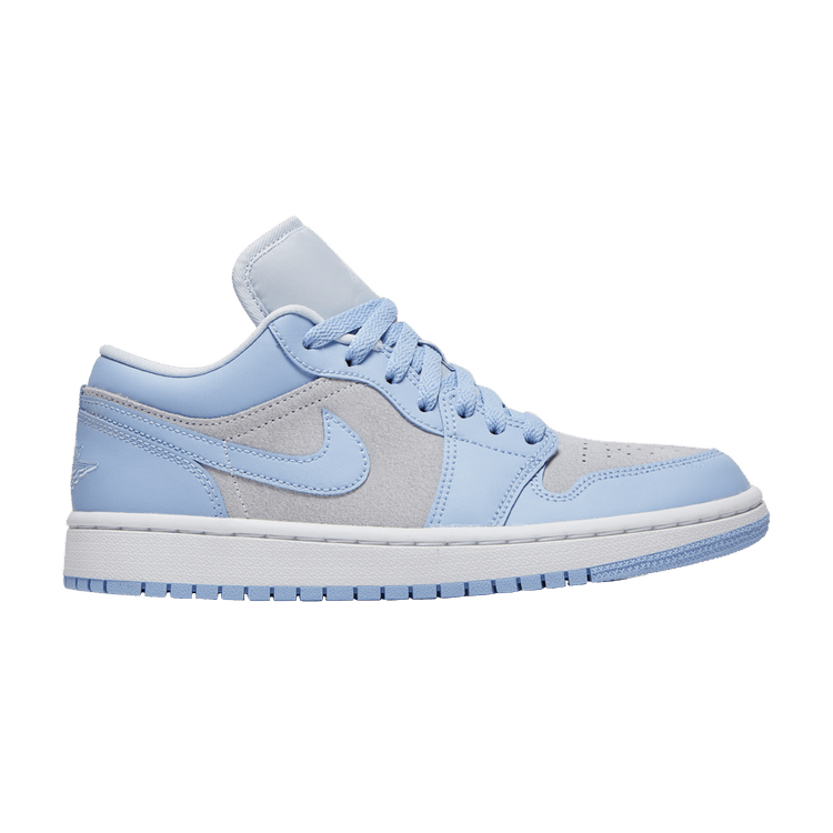 Wmns Air Jordan 1 Low Football GreyUniversity Blue