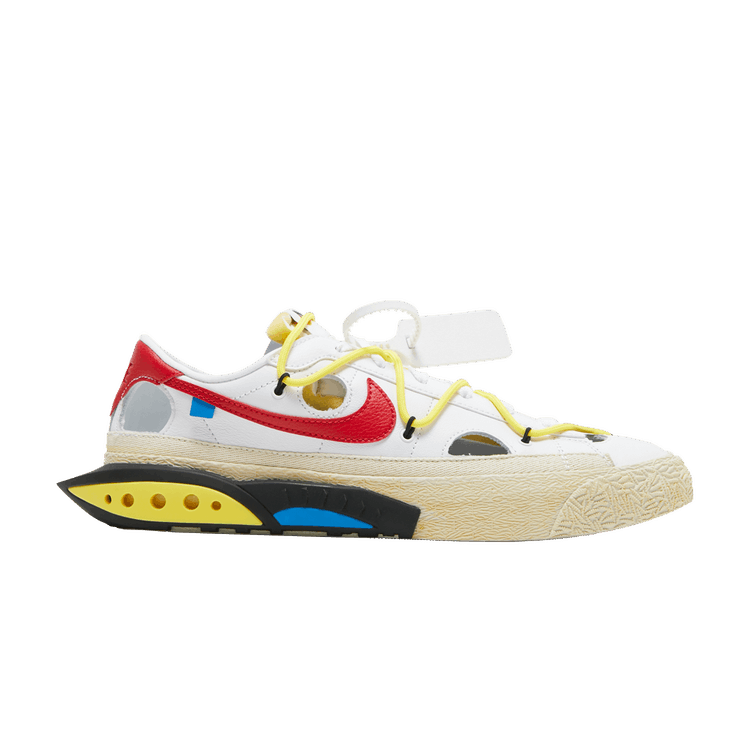 Off White x Nike Blazer Low White University Red