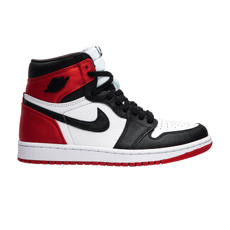 Wmns Air Jordan 1 Retro High Satin Black Toe