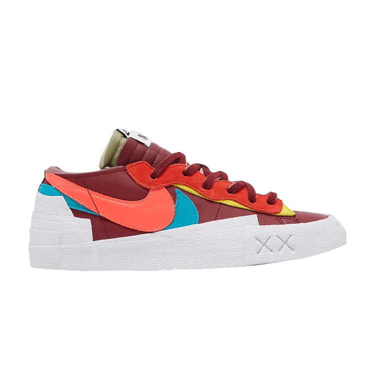 Kaws x Sacai x Blazer Low Team Red