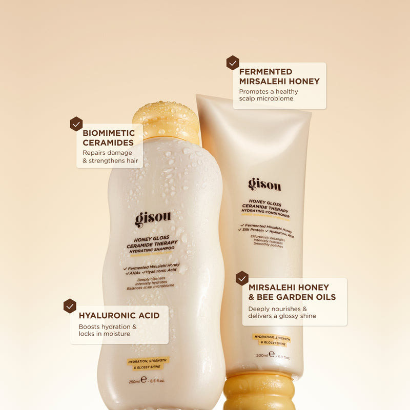 Honey Gloss Hair Wash Trio