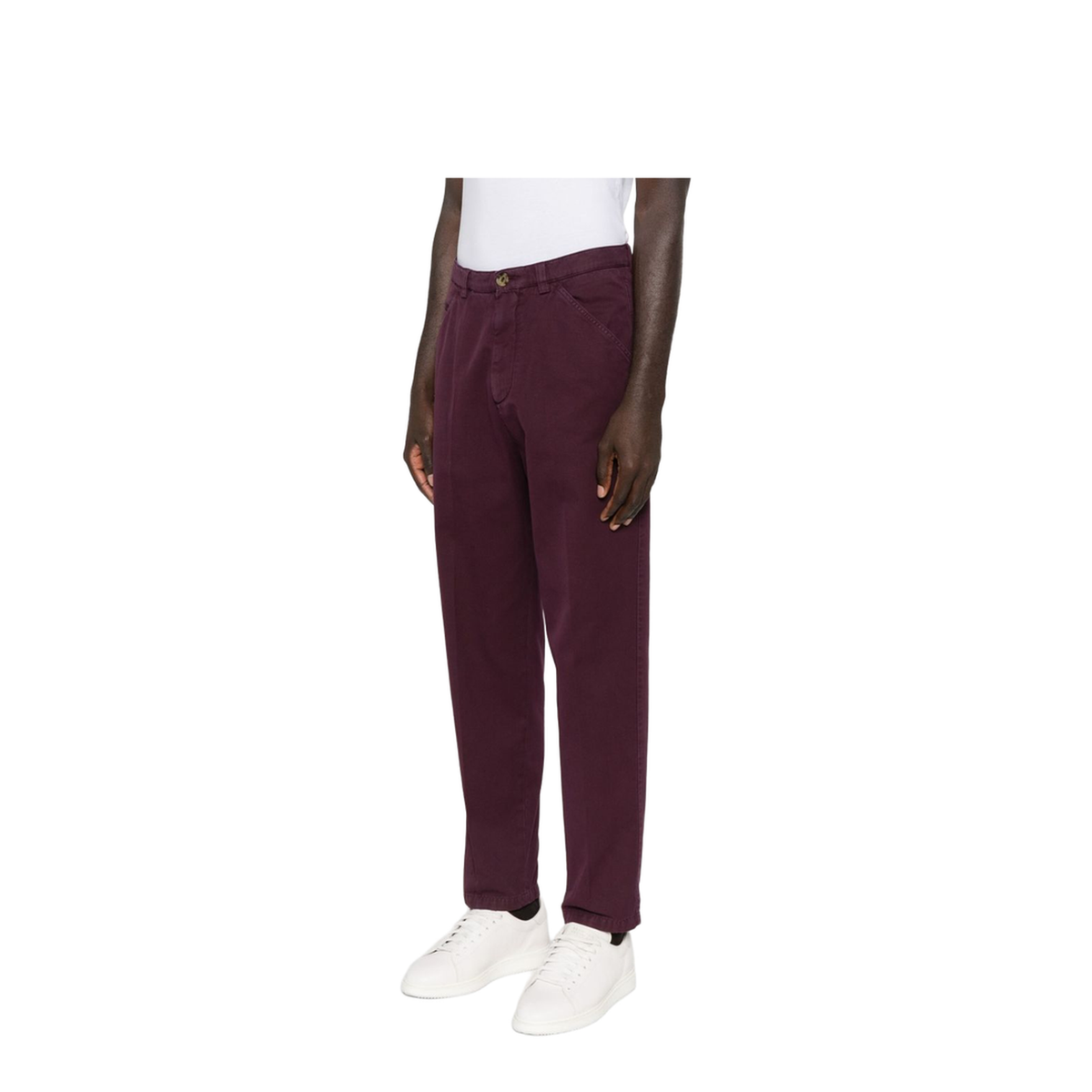 Cotton Trousers - Purple