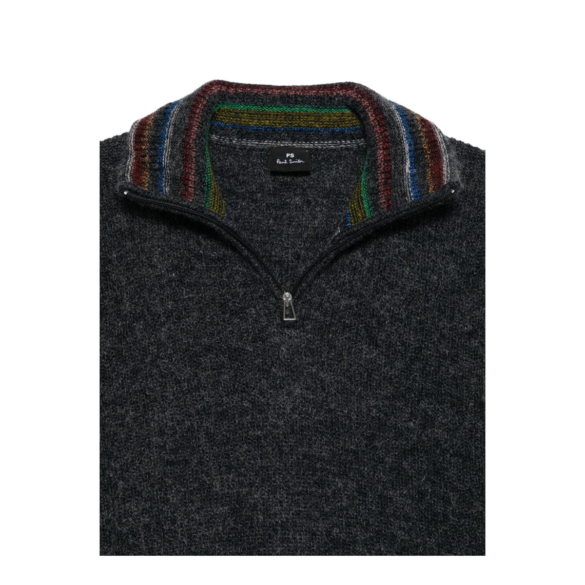 Zip-Up Turtleneck Sweater