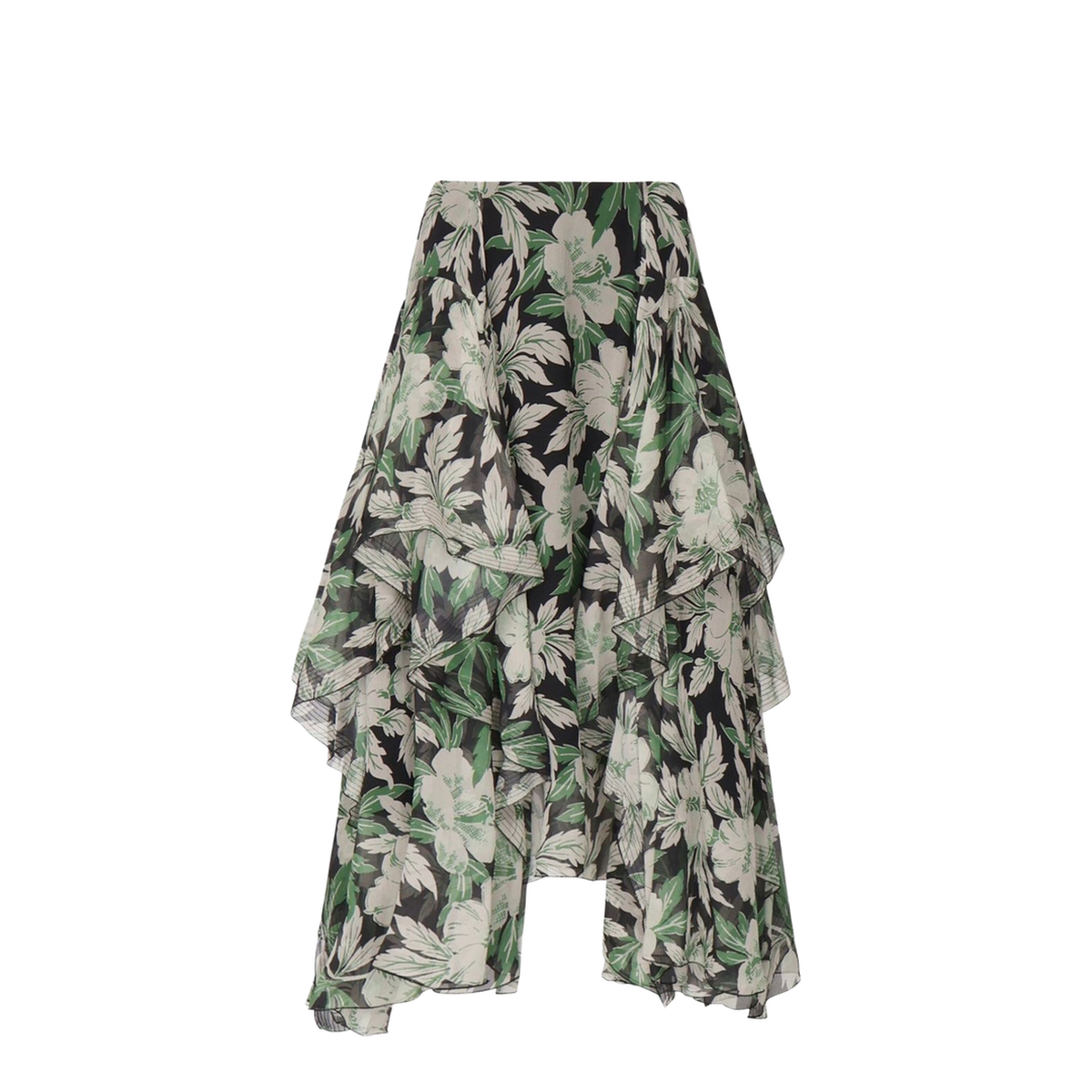 Skirt in Silk Multicolor