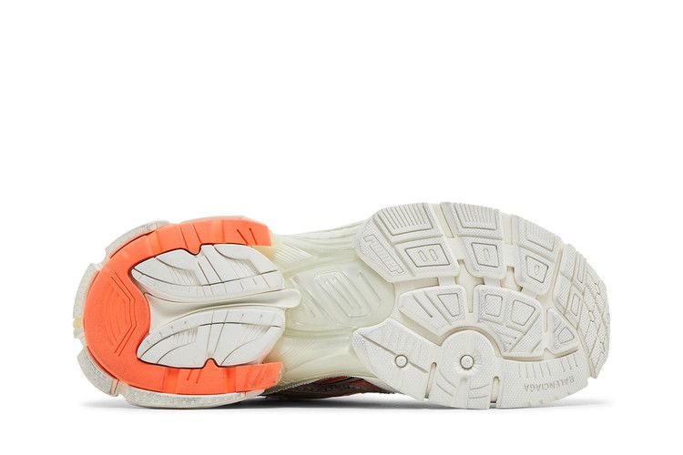Balenciaga Runner Sneaker Eggshell Neon Orange
