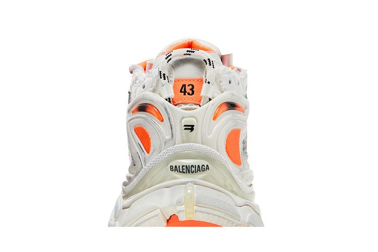 Balenciaga Runner Sneaker Eggshell Neon Orange