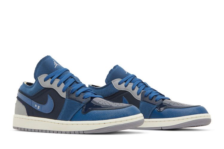 Wmns Air Jordan 1 Low Se Black Dark Obsidian Off White