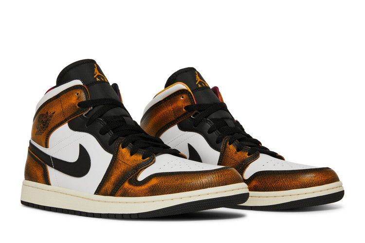 Air Jordan 1 Mid SE Wear-Away - Taxi