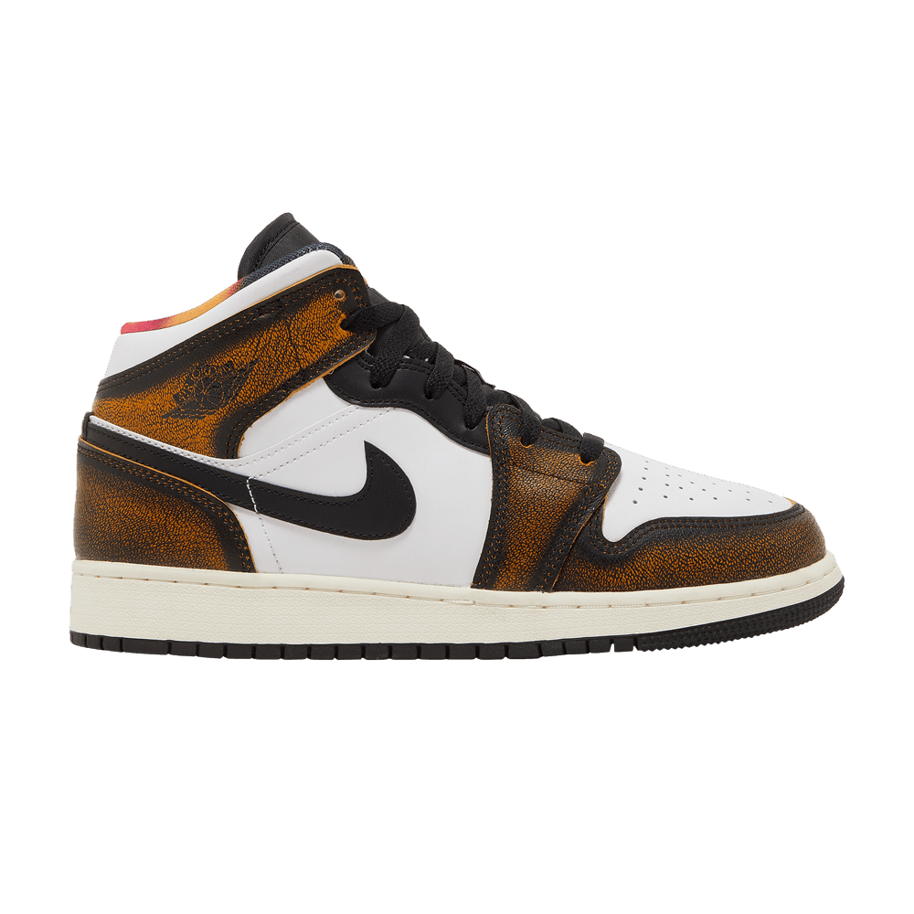Air Jordan 1 Mid SE GS Wear-Away - Taxi