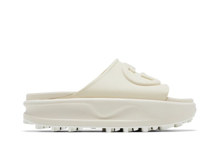 Gucci GG Oversize Slide Sandal Interlocking G Off White (Women's)