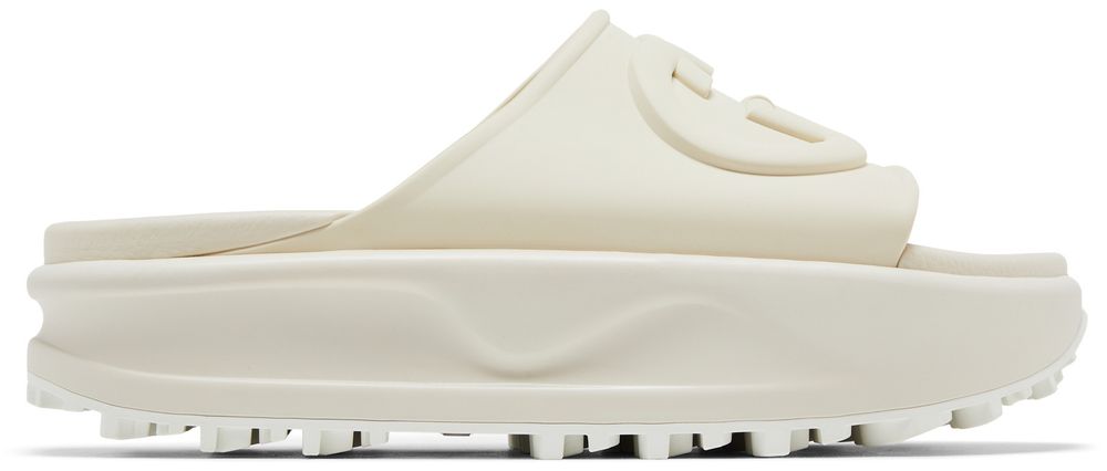 Gucci GG Oversize Slide Sandal Interlocking G Off White (Women's)