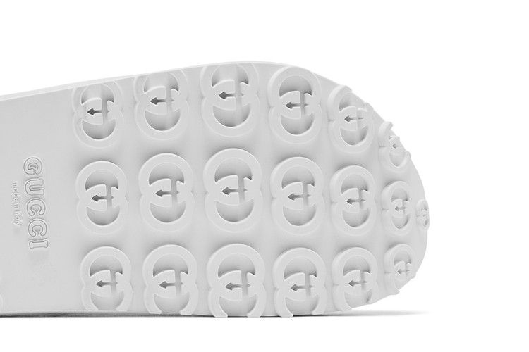 Gucci GG Oversize Slide Sandal Interlocking G Off White (Women's)