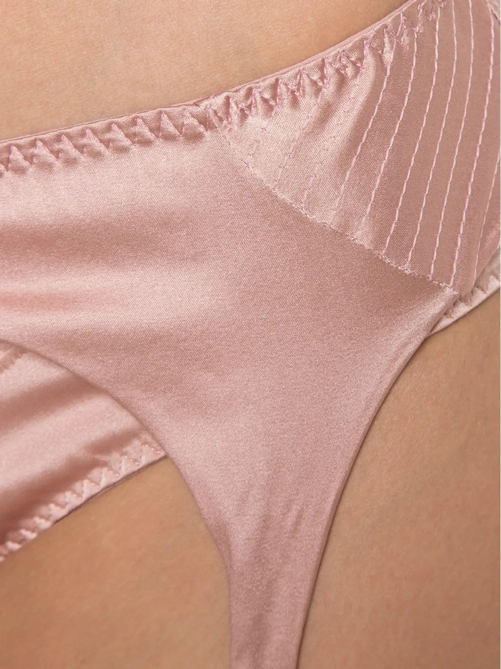 satin garter belt