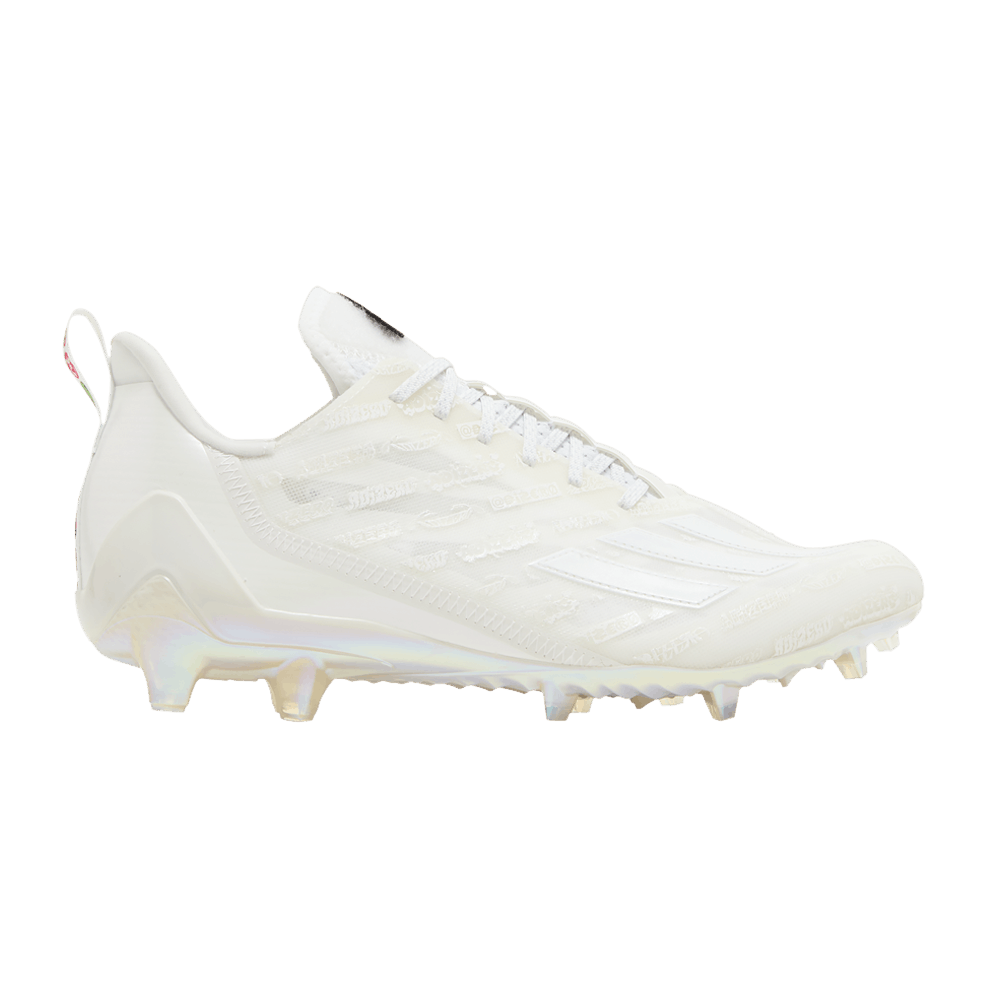 Adidas Adizero Cleats Emojis - Cloud White