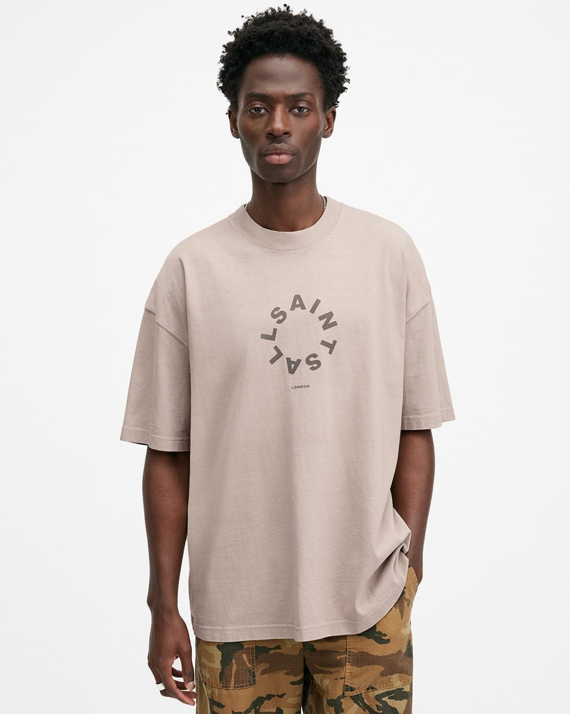 ALL SAINTS TIERRA SS CREW BOSTON TAPE