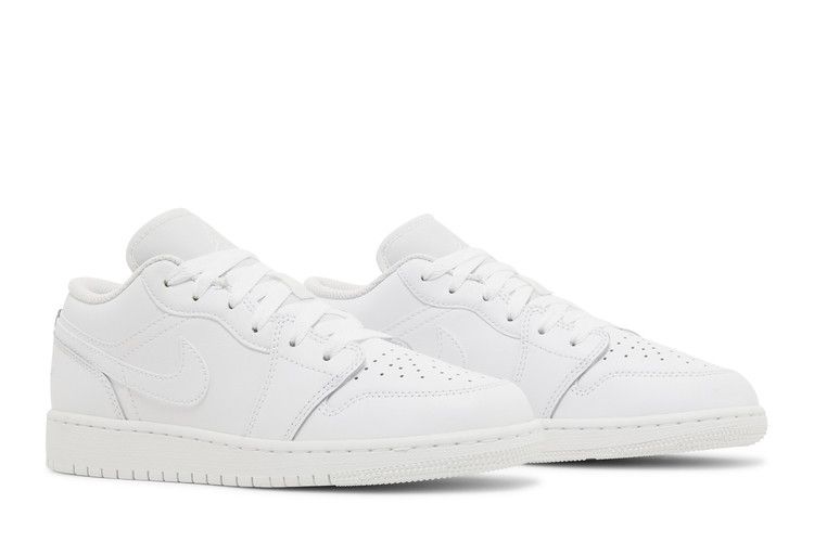 Air Jordan 1 Low GS Triple White 2023