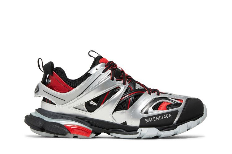 Balenciaga Track Black Red White Silver