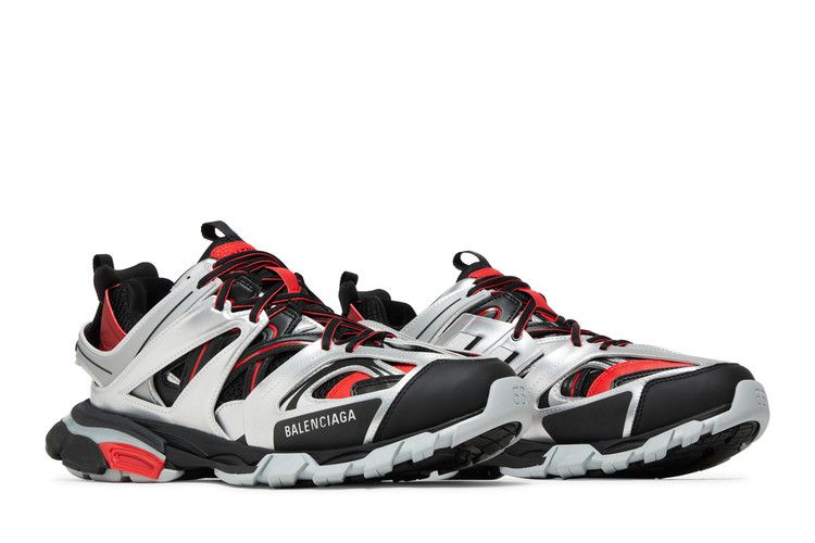 Balenciaga Track Black Red White Silver
