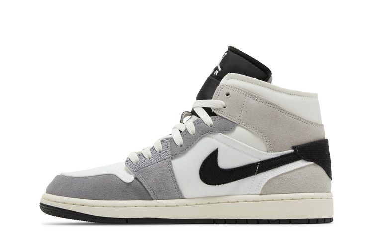 AIR JORDAN 1 MID SE CRAFT Cement Grey