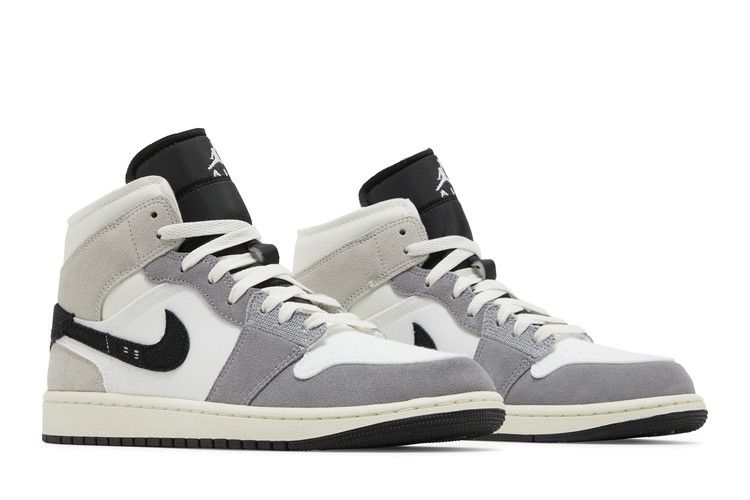 AIR JORDAN 1 MID SE CRAFT Cement Grey