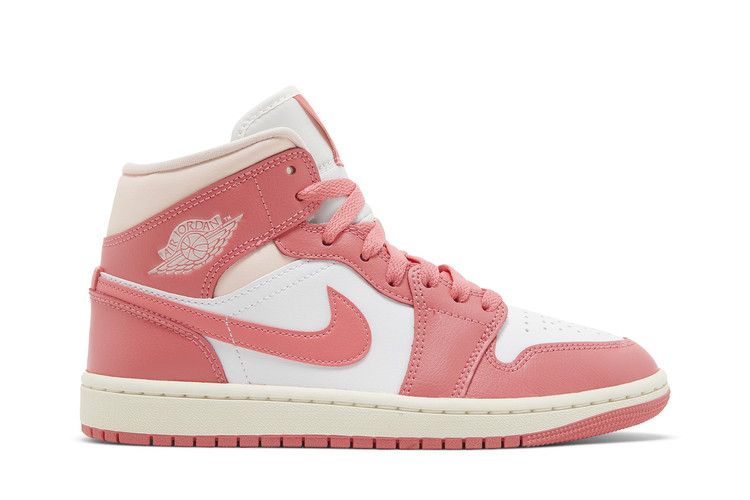 Wmns Air Jordan 1 Mid 'Strawberries and Cream'