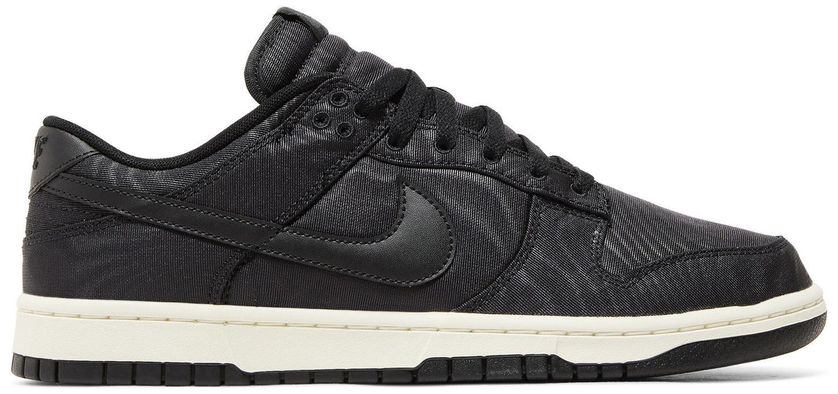 NIKE DUNK LOW BLACK CANVAS