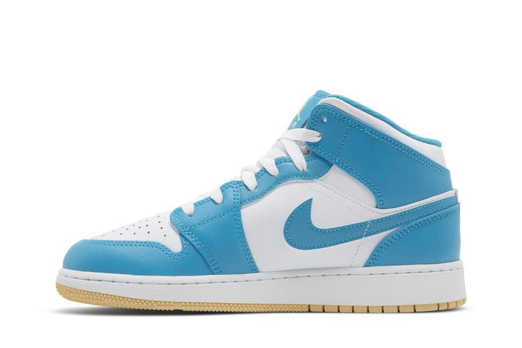 JORDAN 1 MID AQUATONE (GS)