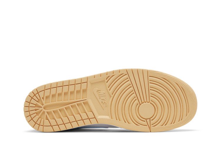 Air Jordan 1 Mid Aquatone Gold White