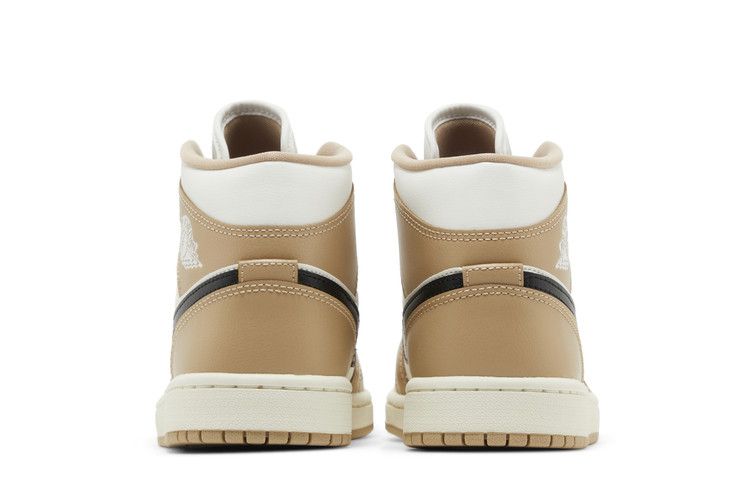 AIR JORDAN 1 MID Off White/BLACK-DESERT