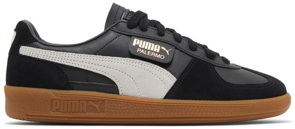Palermo Leather Black Feather Grey Gum