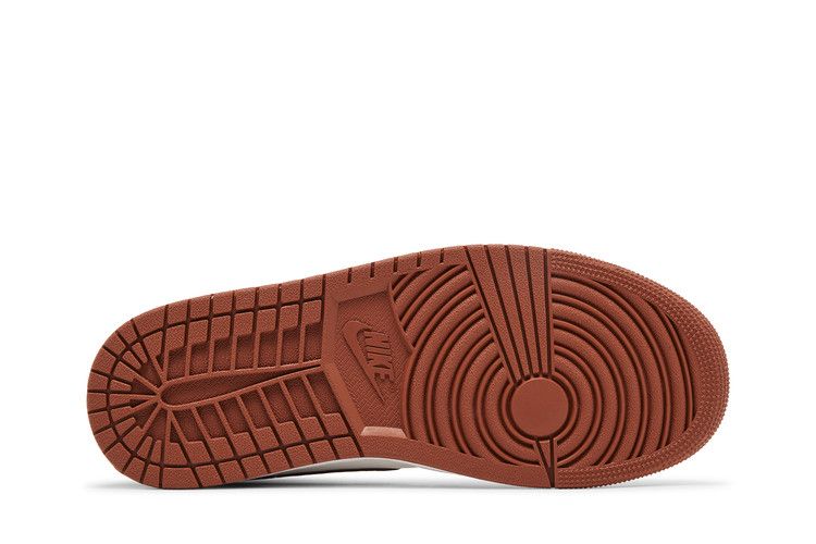 Jordan 1 Mid Dusty Peach Night Red W