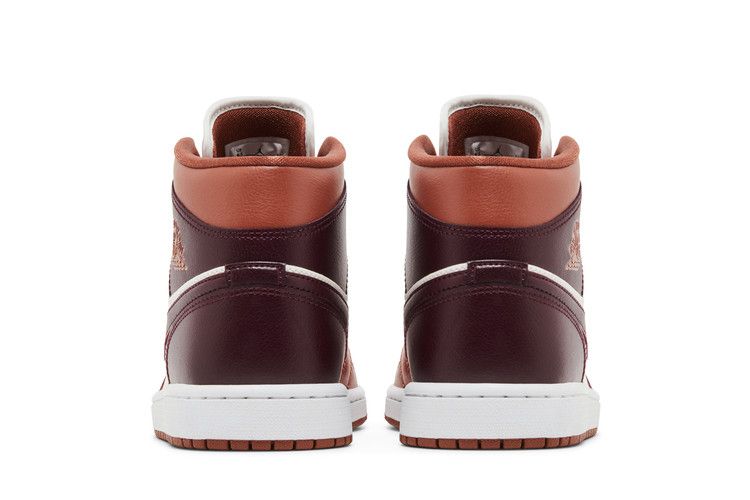 Jordan 1 Mid Dusty Peach Night Red W