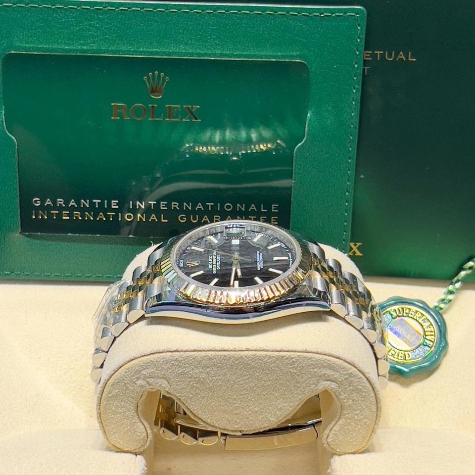 Rolex | Datejust | 126333 | Gold/Steel | 41mm mm | Gold/Steel | Black | Automatic