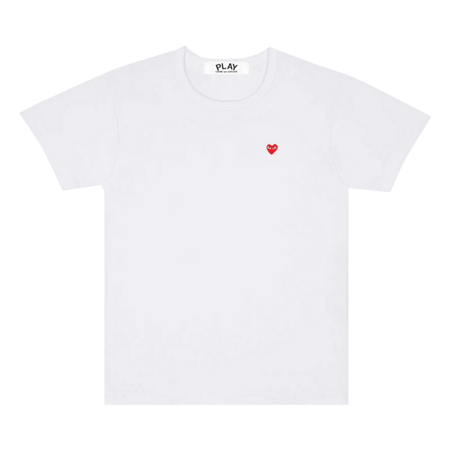 Comme des Garçons PLAY Heart Logo T-Shirt White