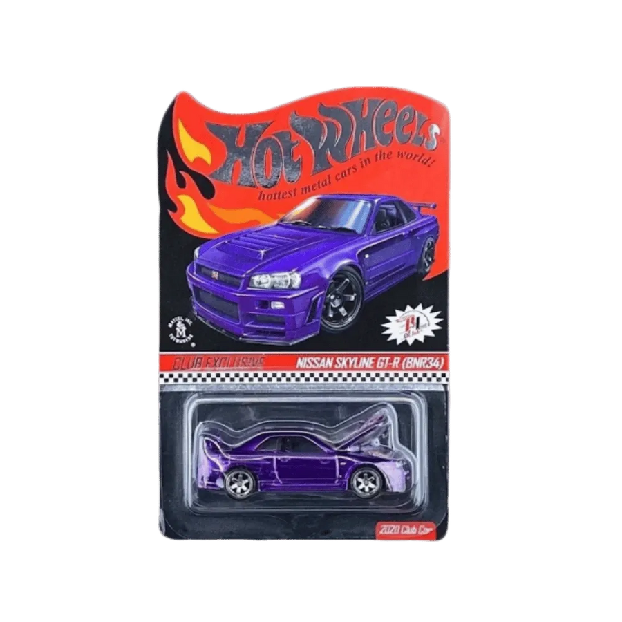 Hot Wheels RLC Nissan Skyline GT-R (R34) Spectraflame Purple
