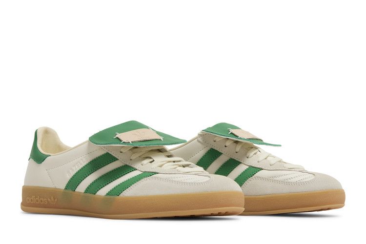 Adidas Gazelle Indoor Off White Green x Foot Industry