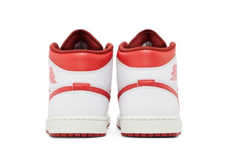Air Jordan 1 Mid SE White Dune Red