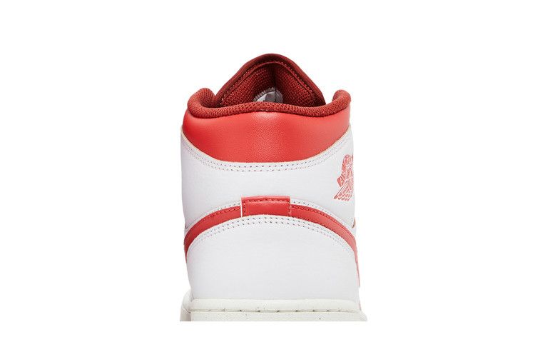 Air Jordan 1 Mid SE White Dune Red