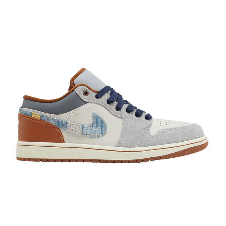 Air Jordan 1 Low Blue Swoosh