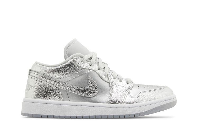 Wmns Air Jordan 1 Low SE 'Metallic Silver'