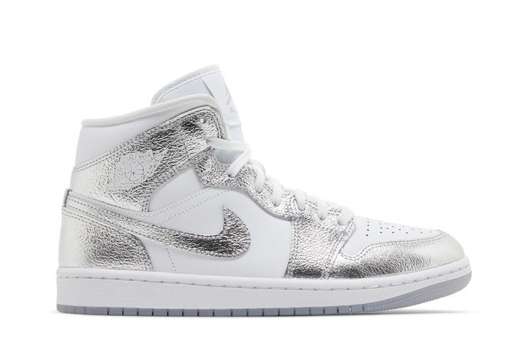 Air Jordan 1 Mid SE Metallic Silver