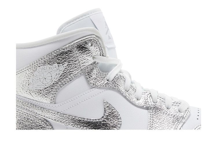 Air Jordan 1 Mid SE Metallic Silver