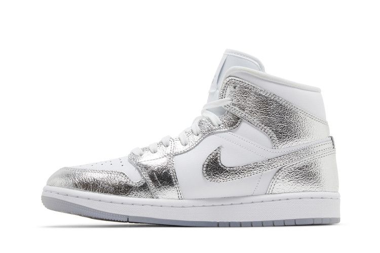 Air Jordan 1 Mid SE Metallic Silver
