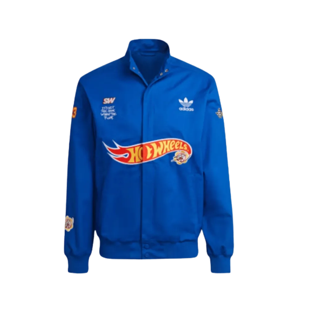 adidas x Sean Wotherspoon x Hot Wheels Race Jacket Blue/Power Blue