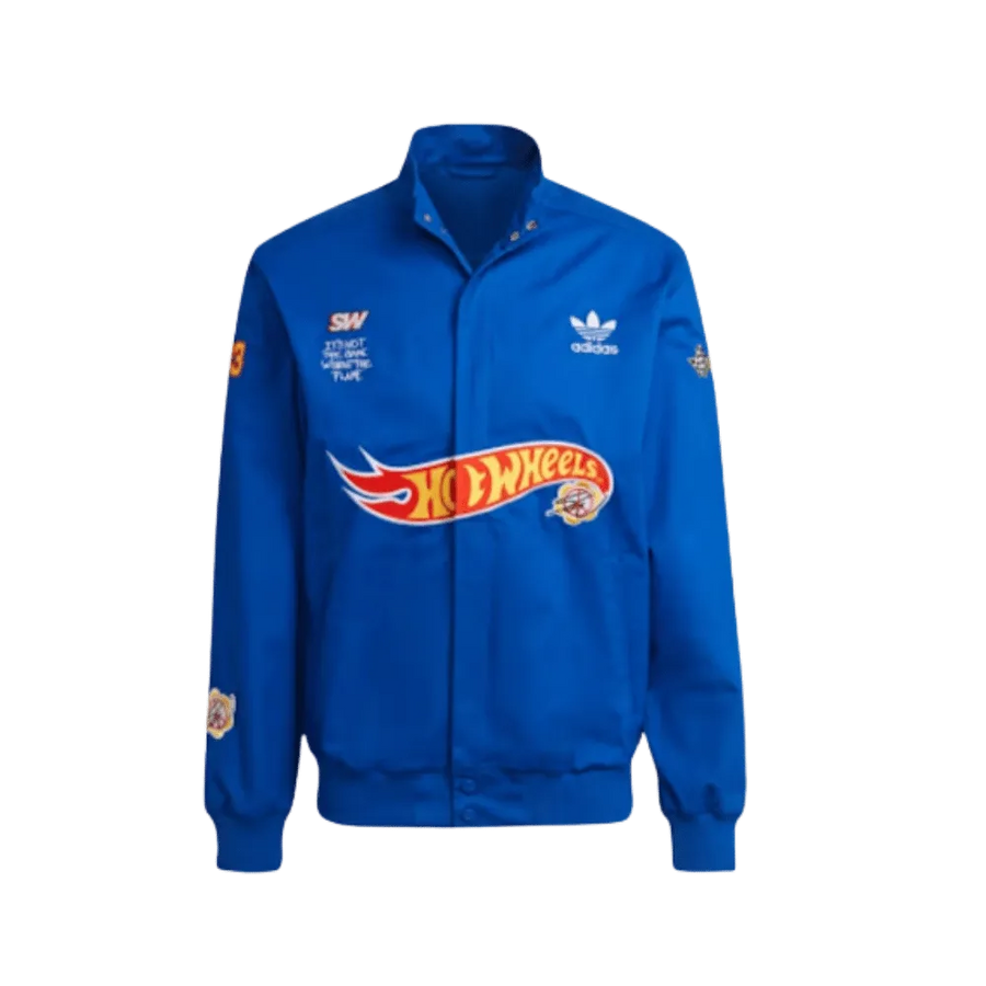 adidas x Sean Wotherspoon x Hot Wheels Race Jacket Blue/Power Blue