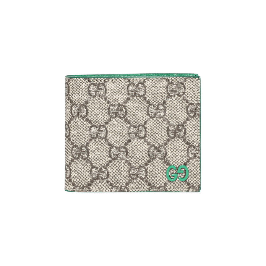 Gucci Monogram Bifold Wallet Beige/Ebony/Shamar