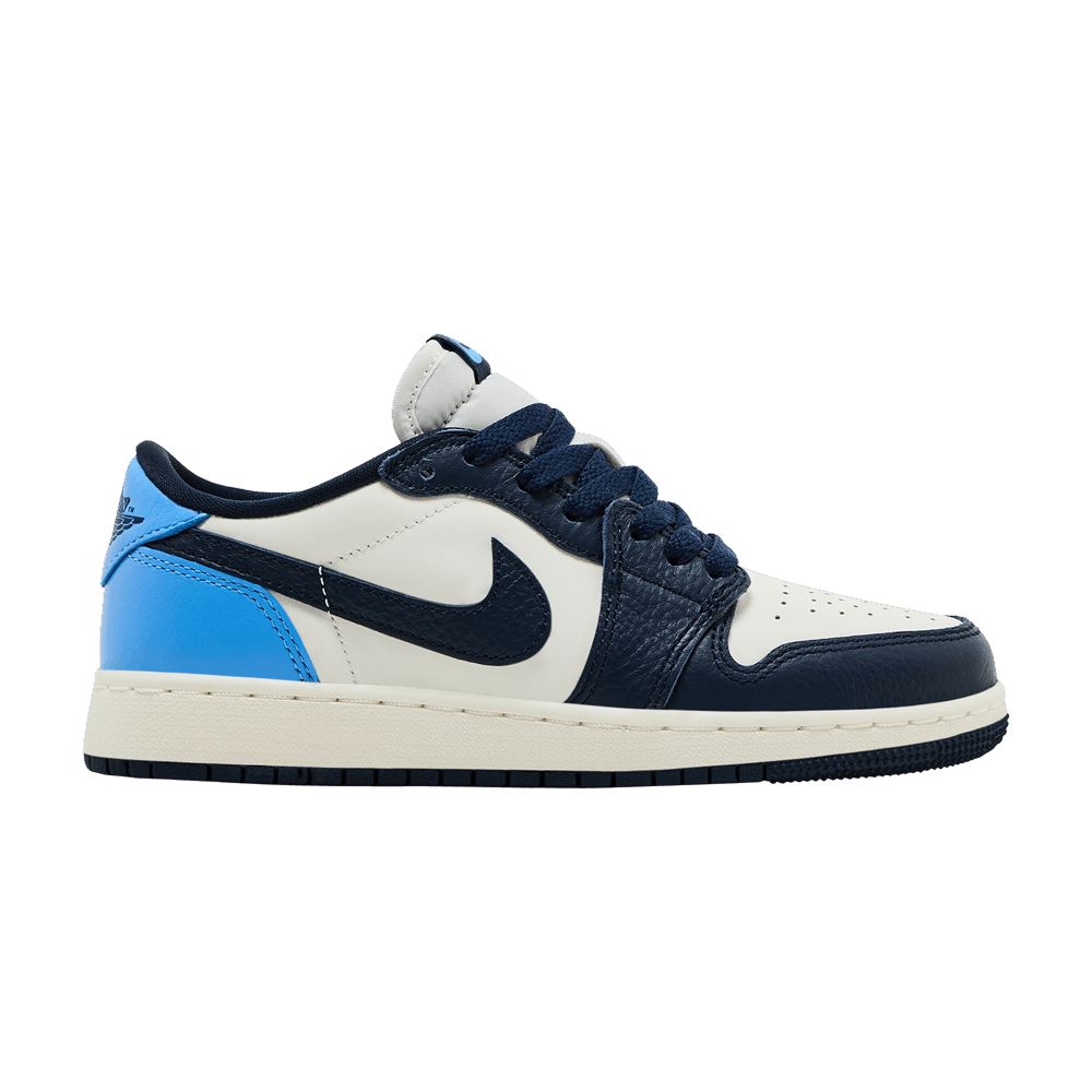 Air Jordan 1 Retro Low OG GS Obsidian UNC